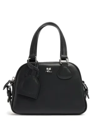 Courreges   Mini Bowling leather bag 