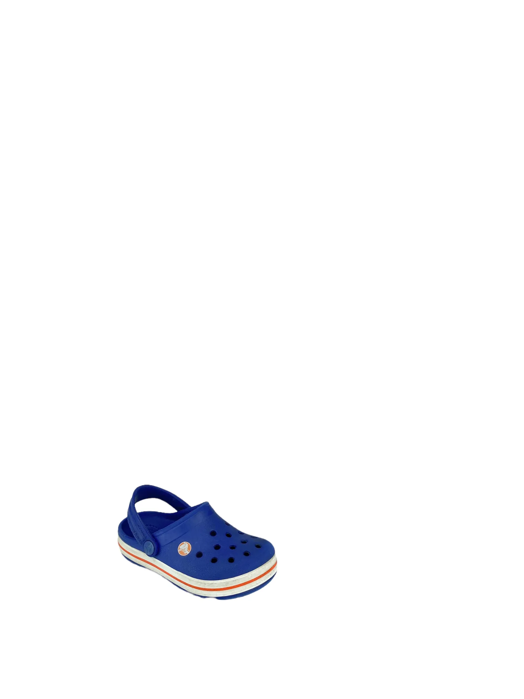 Crocs, Boy's Crocband™ Crocs, Cobalt, Size 7 (Approx. Age 3)