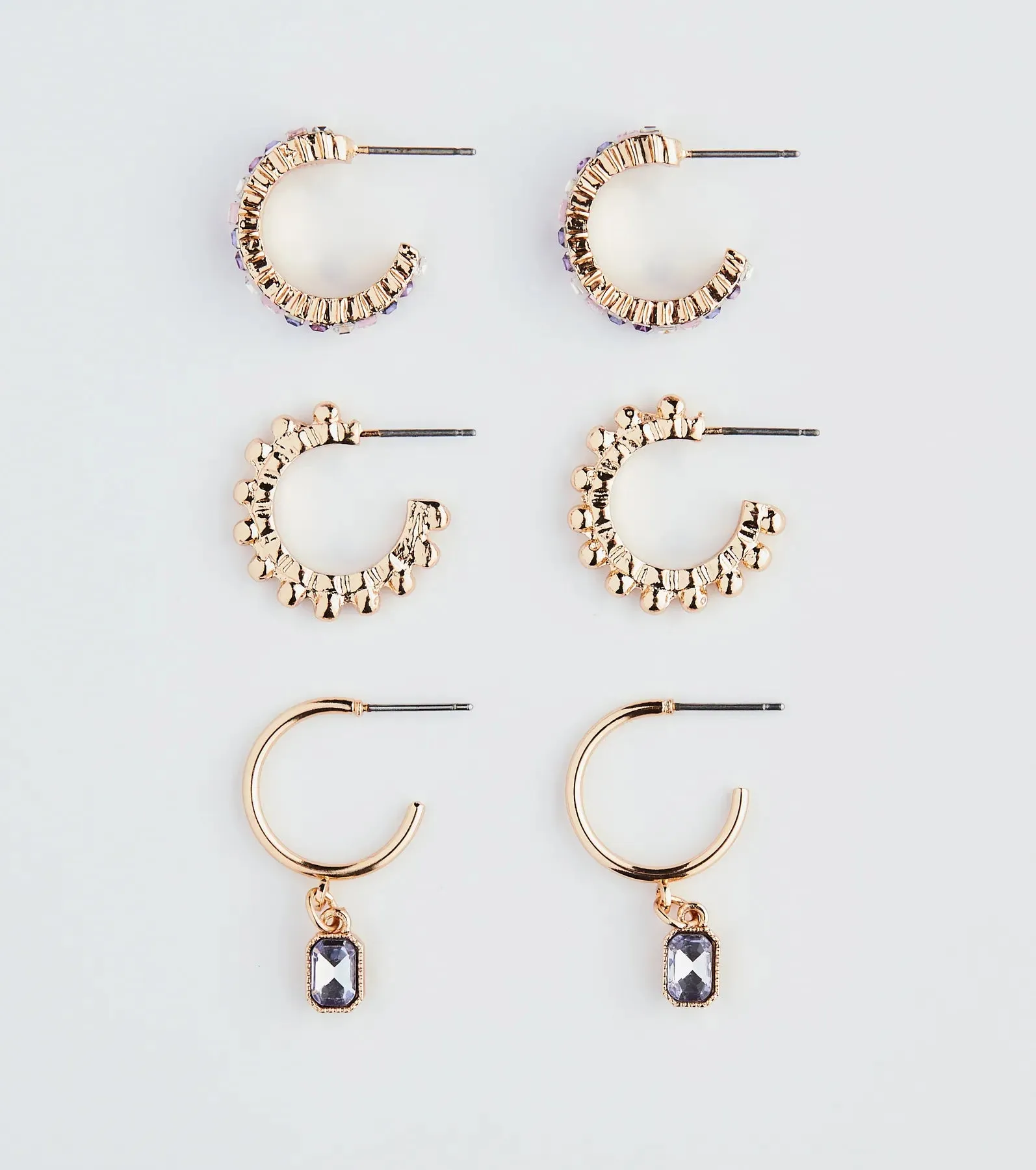 Crowd Pleasing Three-Pack Earrings Set