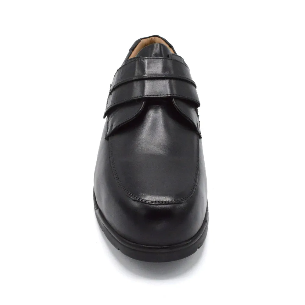 DB Donald - Extra Wide Velcro Close Shoe - 6V (6E-8E) Fitting - Black