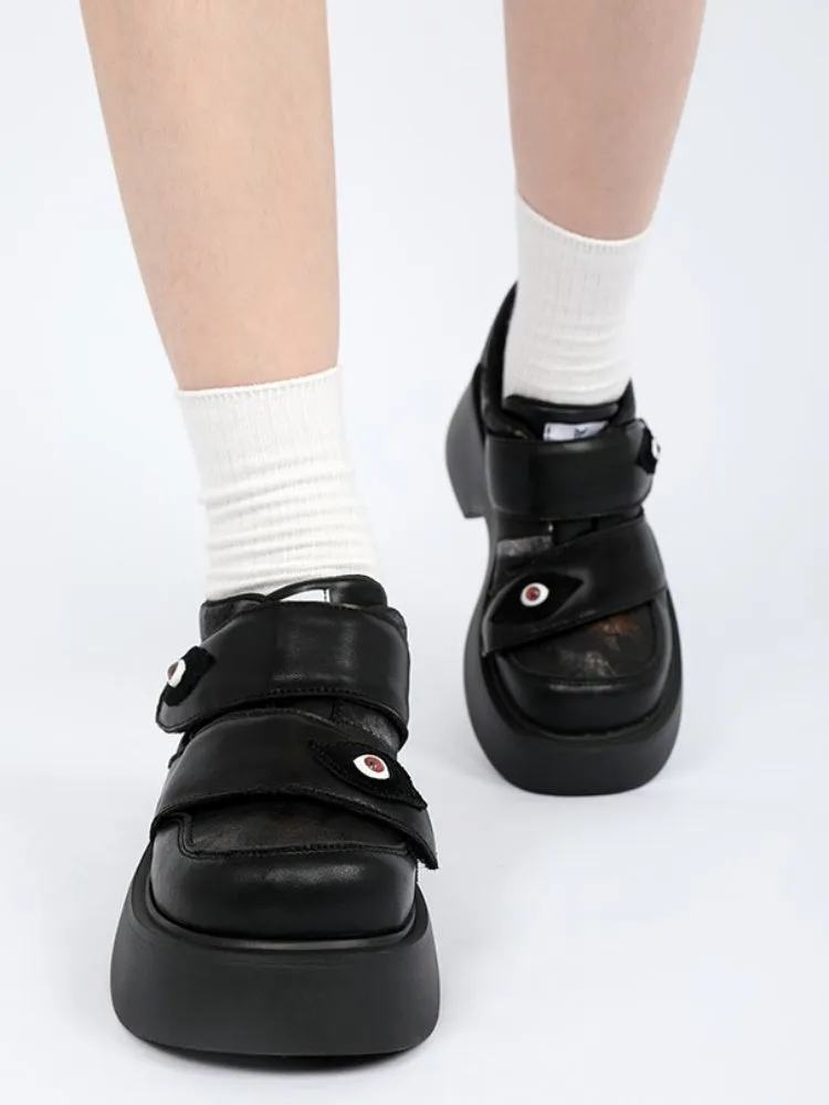 Devil's Eyes Velcro Platform Shoes【s0000005167】