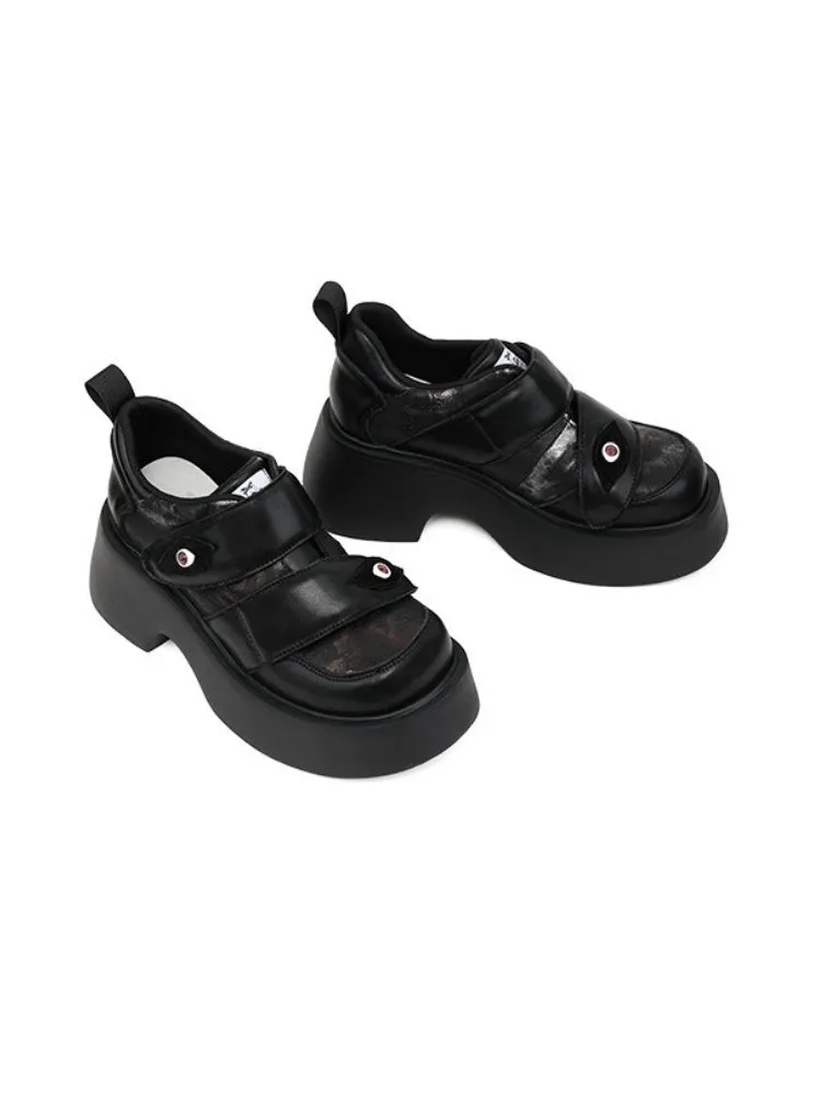 Devil's Eyes Velcro Platform Shoes【s0000005167】