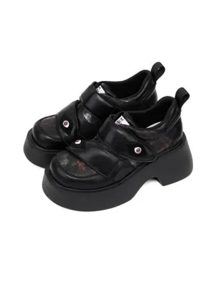 Devil's Eyes Velcro Platform Shoes【s0000005167】