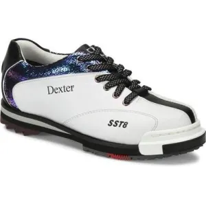 Dexter Womens SST 8 Pro Bowling Shoes Wide White/Crackle