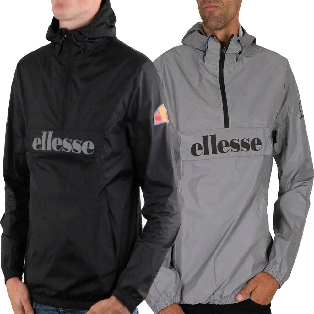 Ellesse Jacket Mens Running Jacket Pullover 1/4 Zip Track Top Jackets