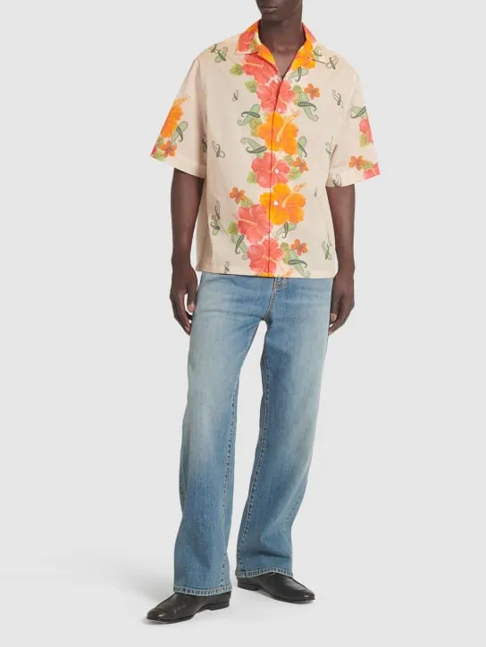 Etro   Floral bowling shirt 