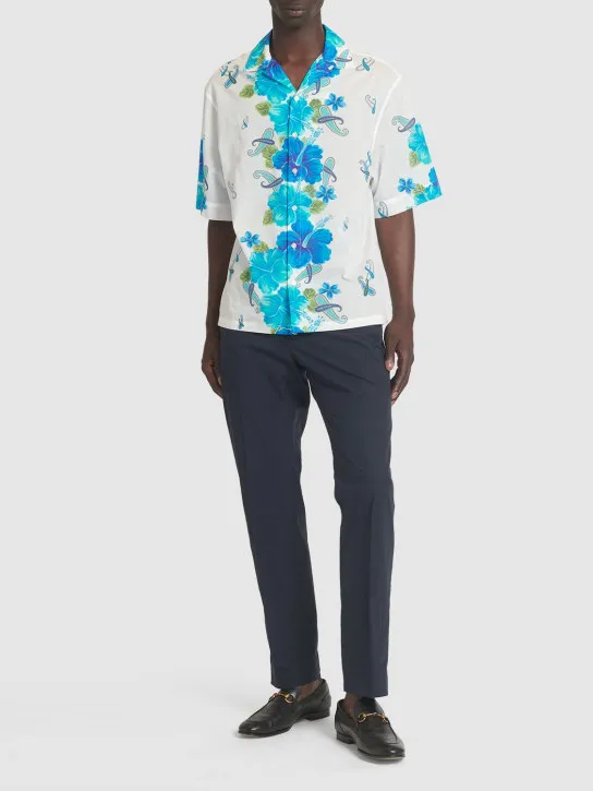 Etro   Floral bowling shirt 