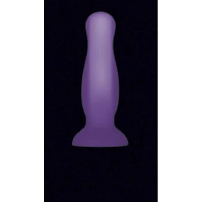 Evolved Luminous Glow in the Dark Butt Plug Purple