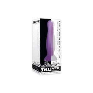 Evolved Luminous Glow in the Dark Butt Plug Purple