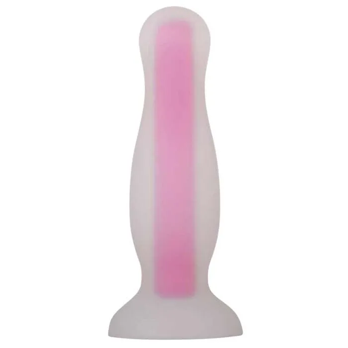 Evolved Luminous Pink Butt Plug Small