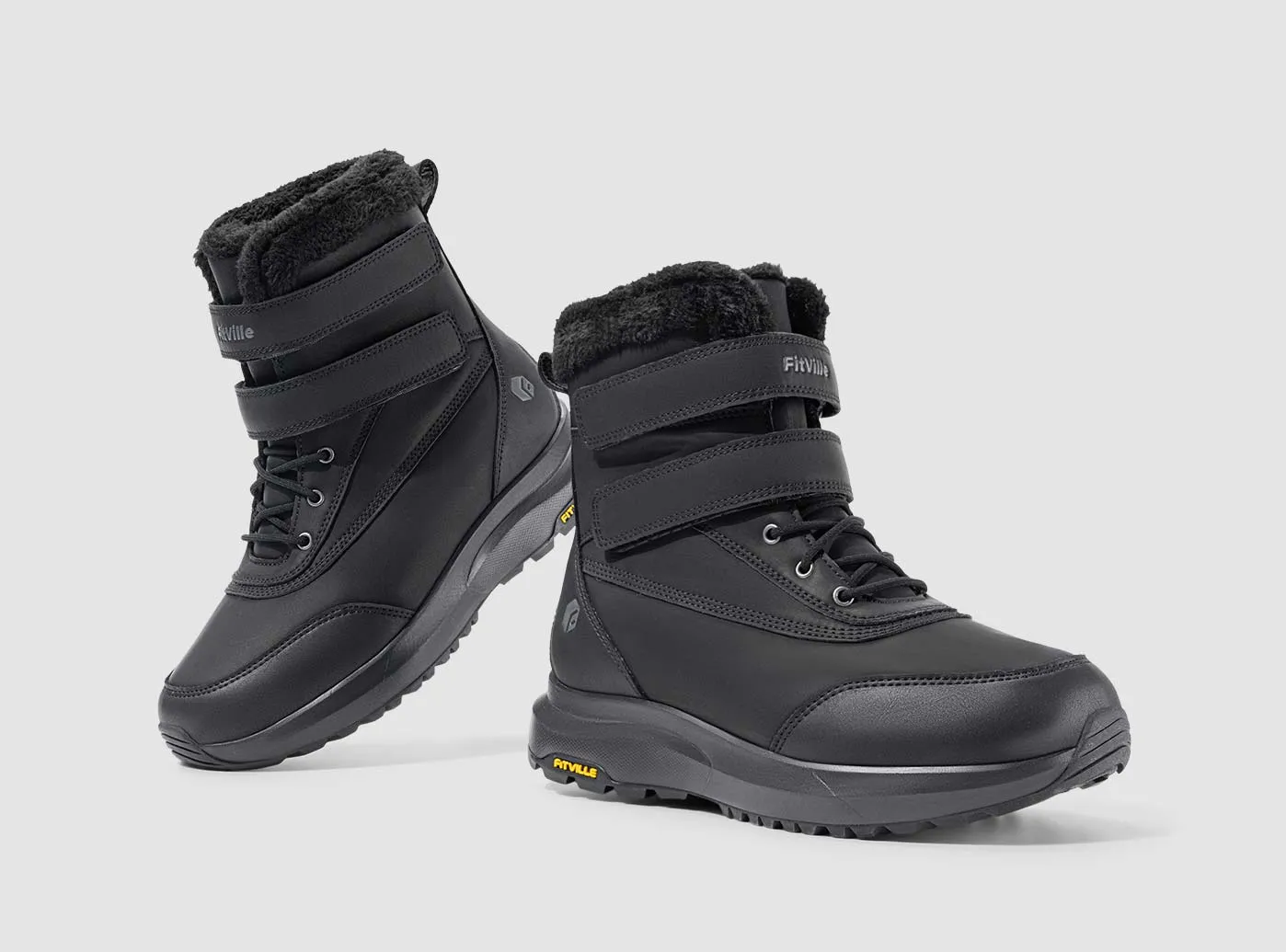 FitVille Men's CozyCore Winter Boots V7