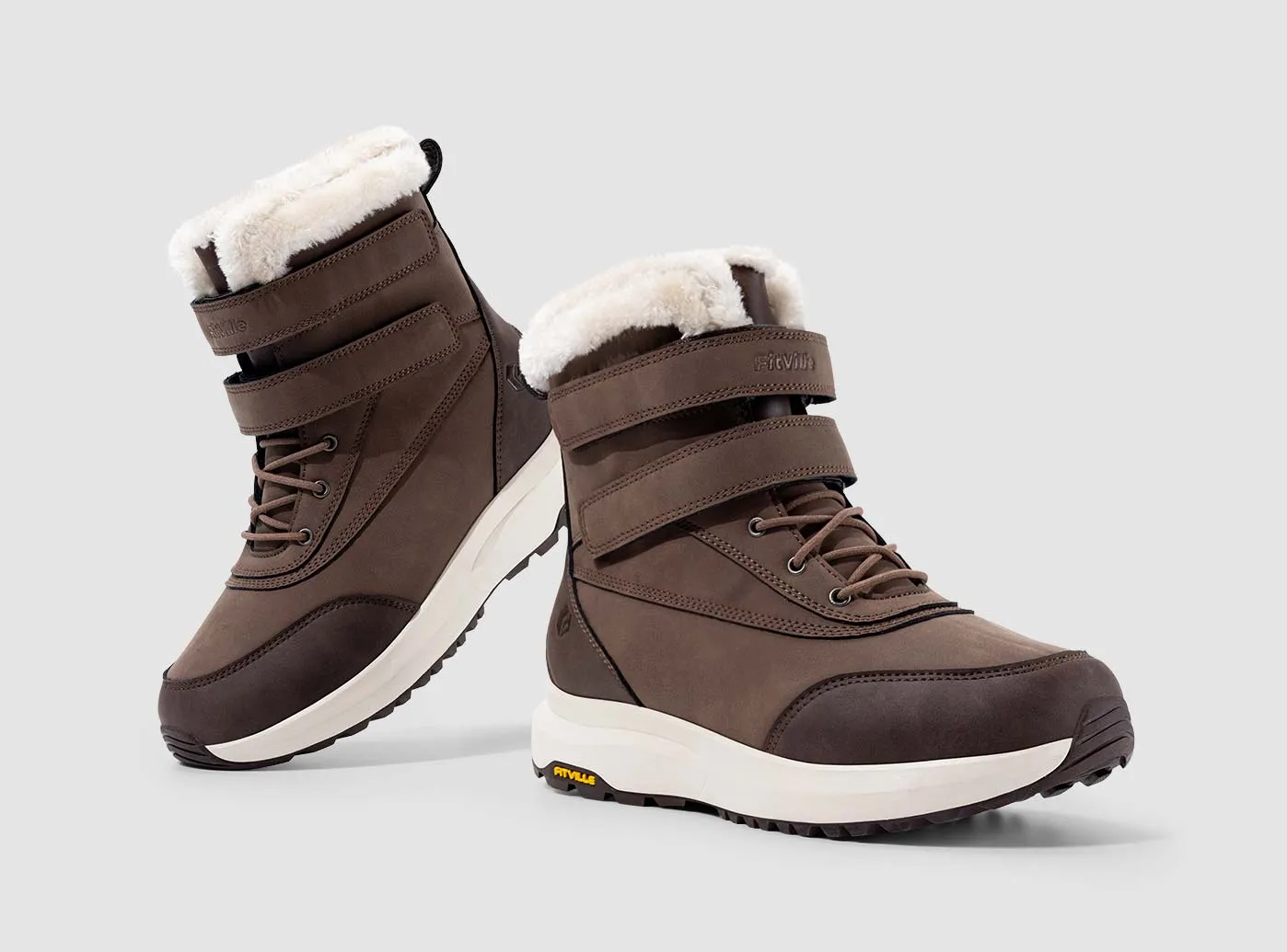 FitVille Men's CozyCore Winter Boots V7