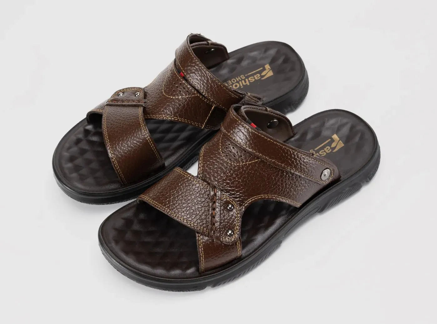 FitVille Men's FlexiFeel Sandals