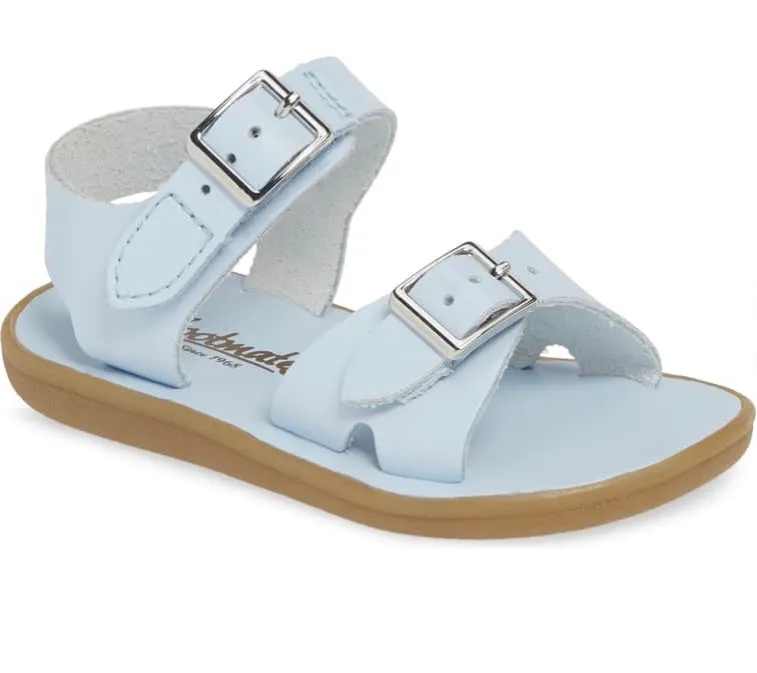 Footmates Sandal (Tide) White, Navy, Tan