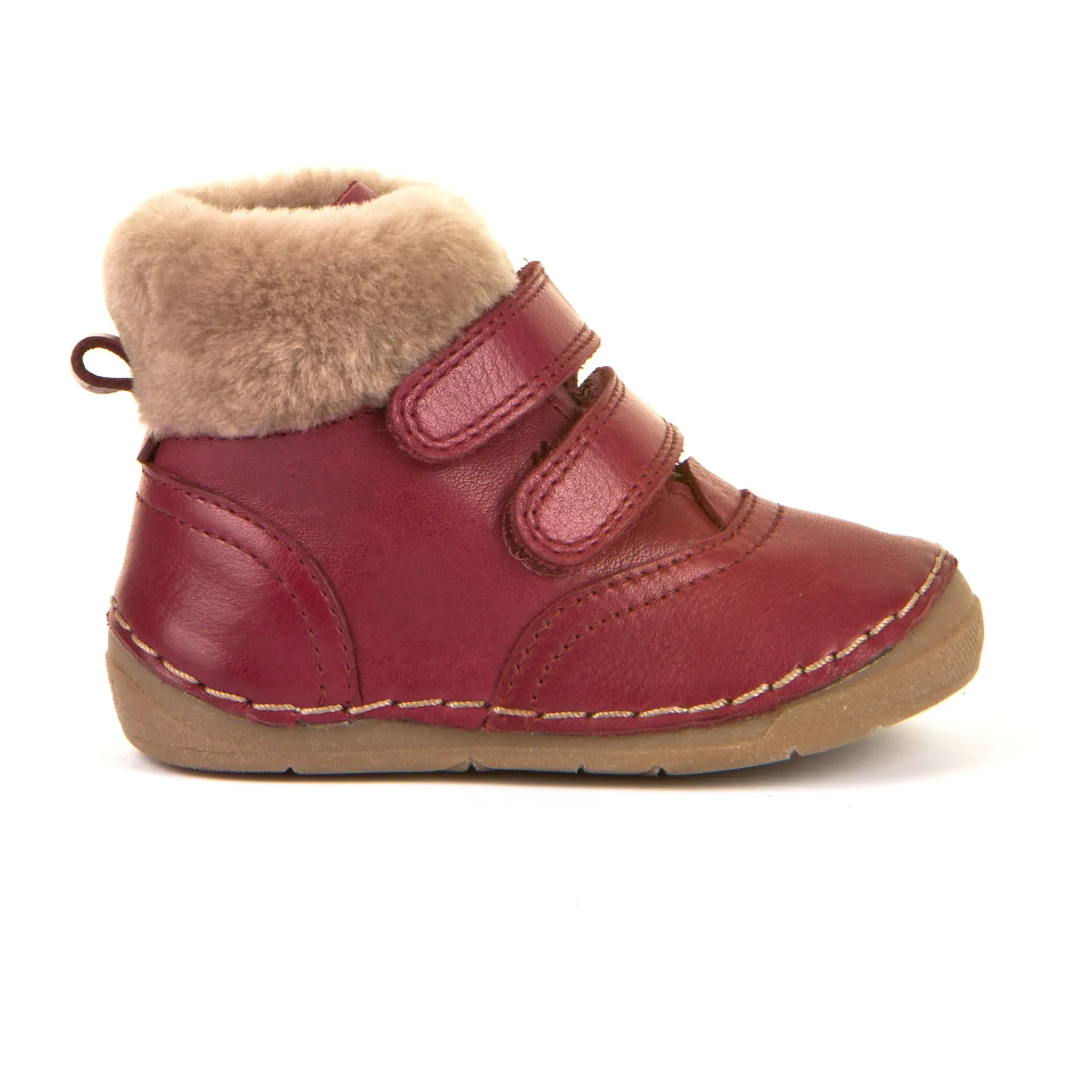 Froddo Boy's and Girl's Paix Winter Furry Ankle Boots - Bordeaux