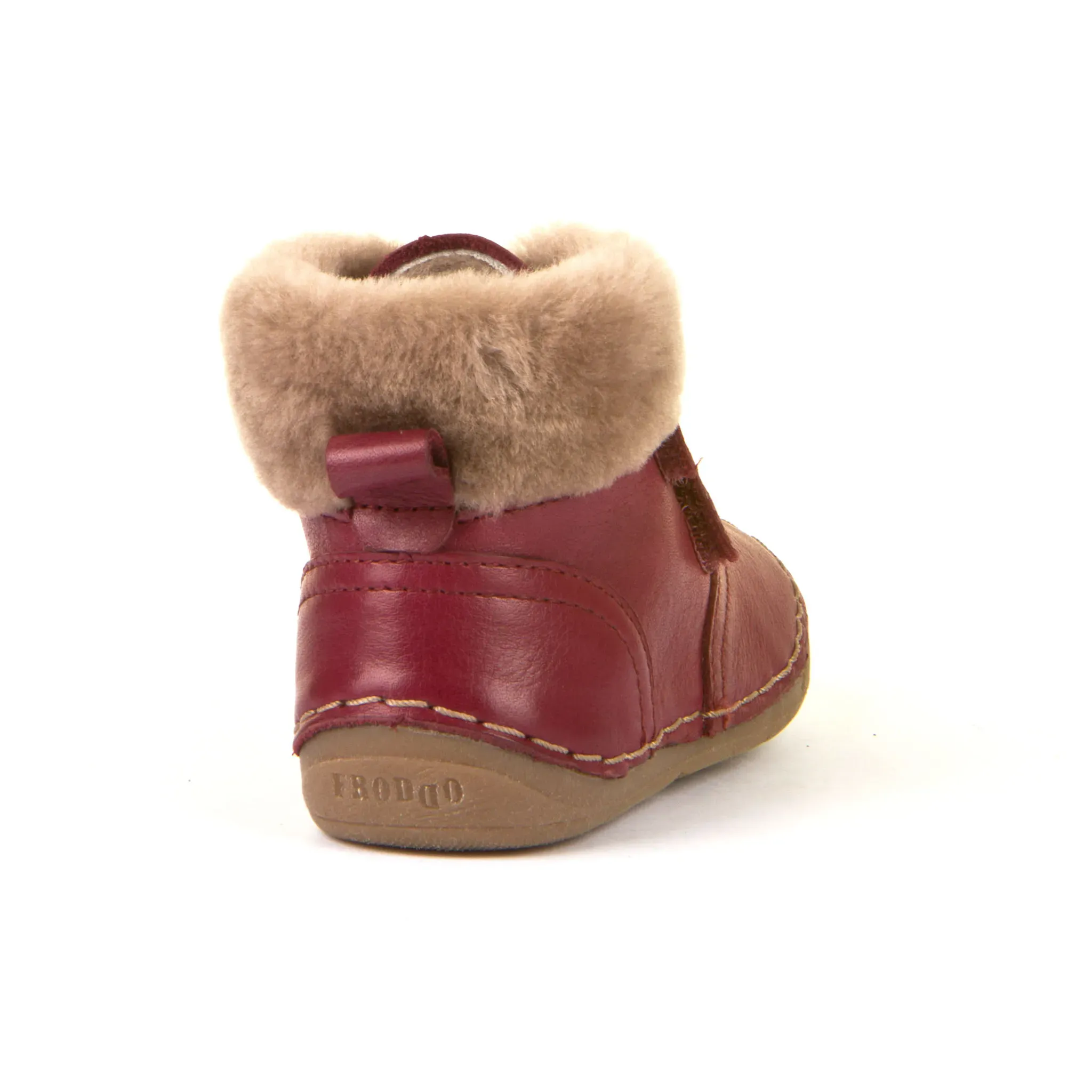 Froddo Boy's and Girl's Paix Winter Furry Ankle Boots - Bordeaux