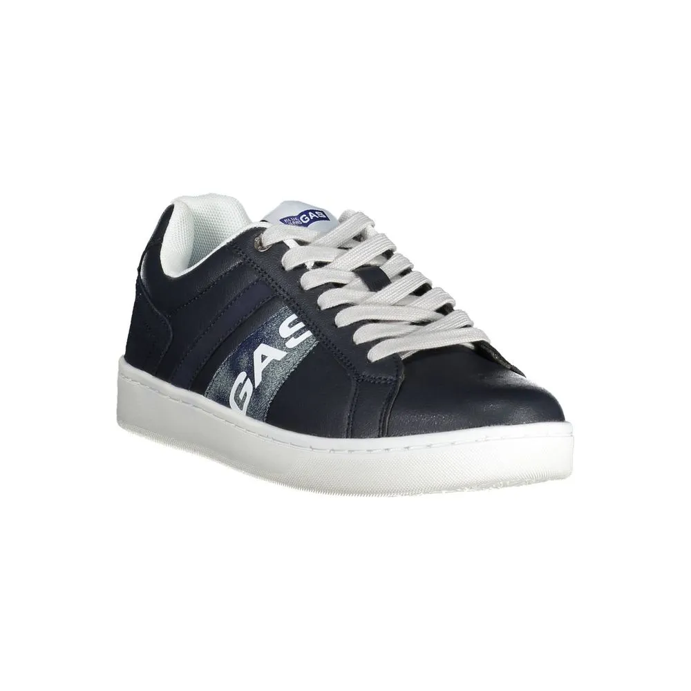 Gas Blue Artificial Leather Sneaker