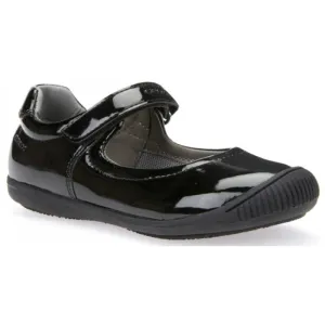 Geox Gioia Patent Velcro School Shoes