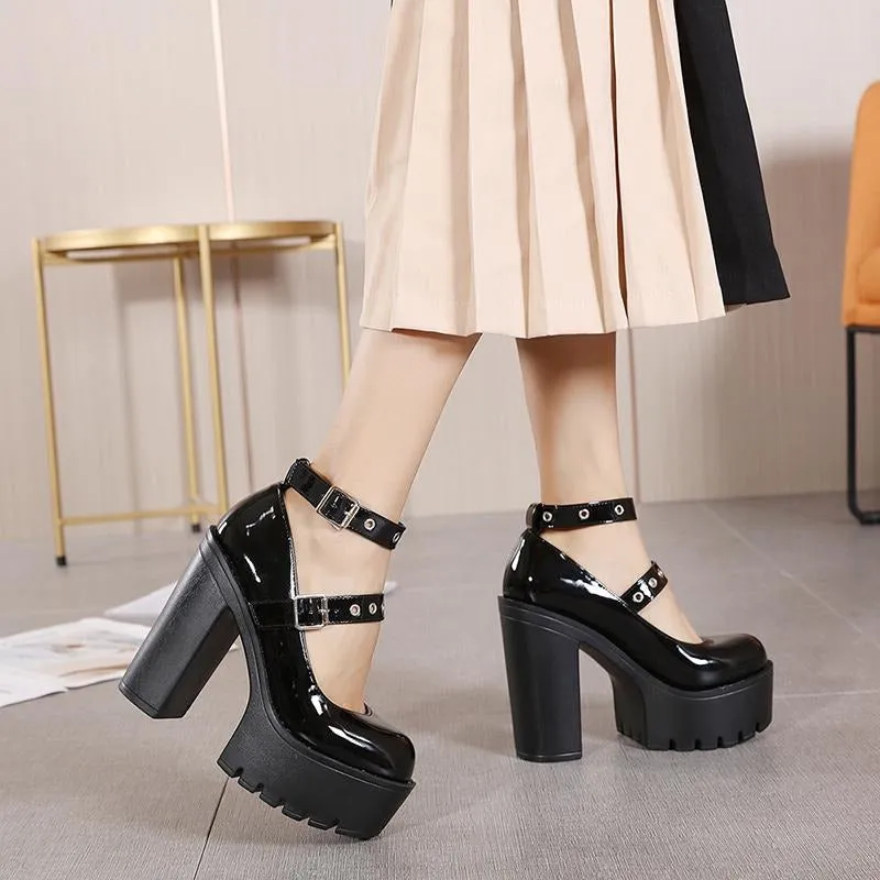 Halloween Chunky High Heels