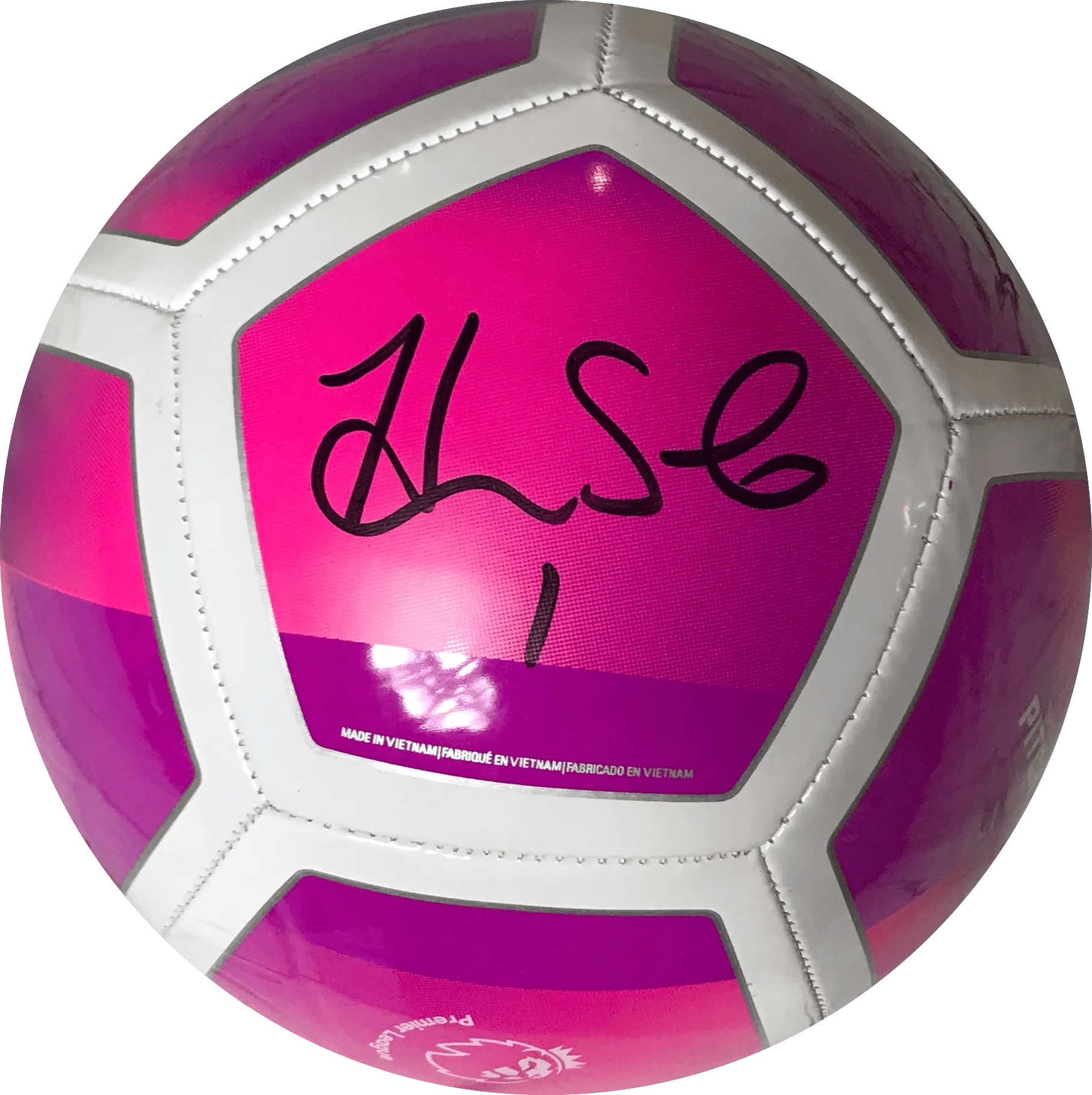 Hope Solo Autographed Full Size USA Nike Pink Soccer Ball (JSA)