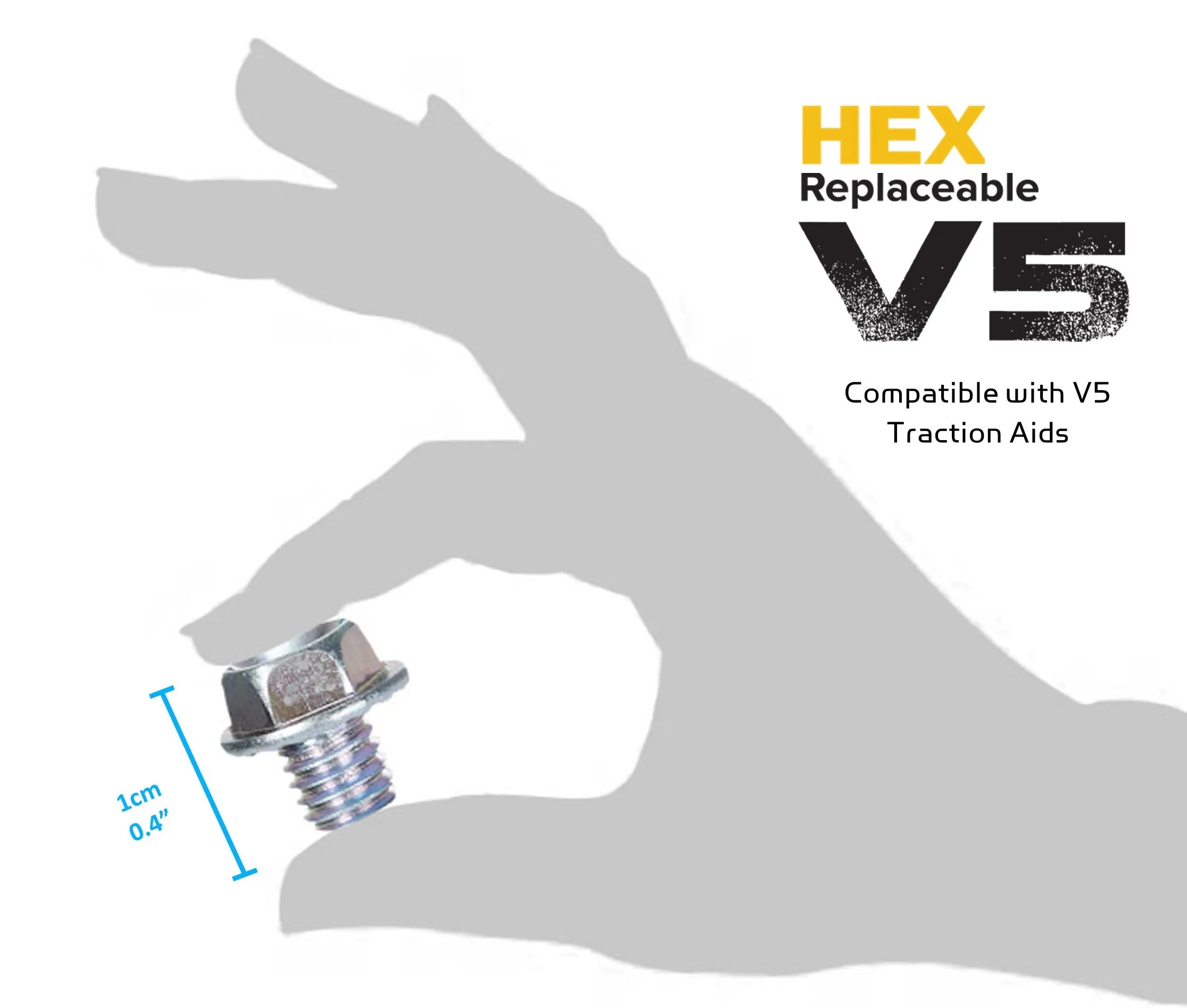 ICETRAX HEX Replacement Spikes for V5 Ice Cleats