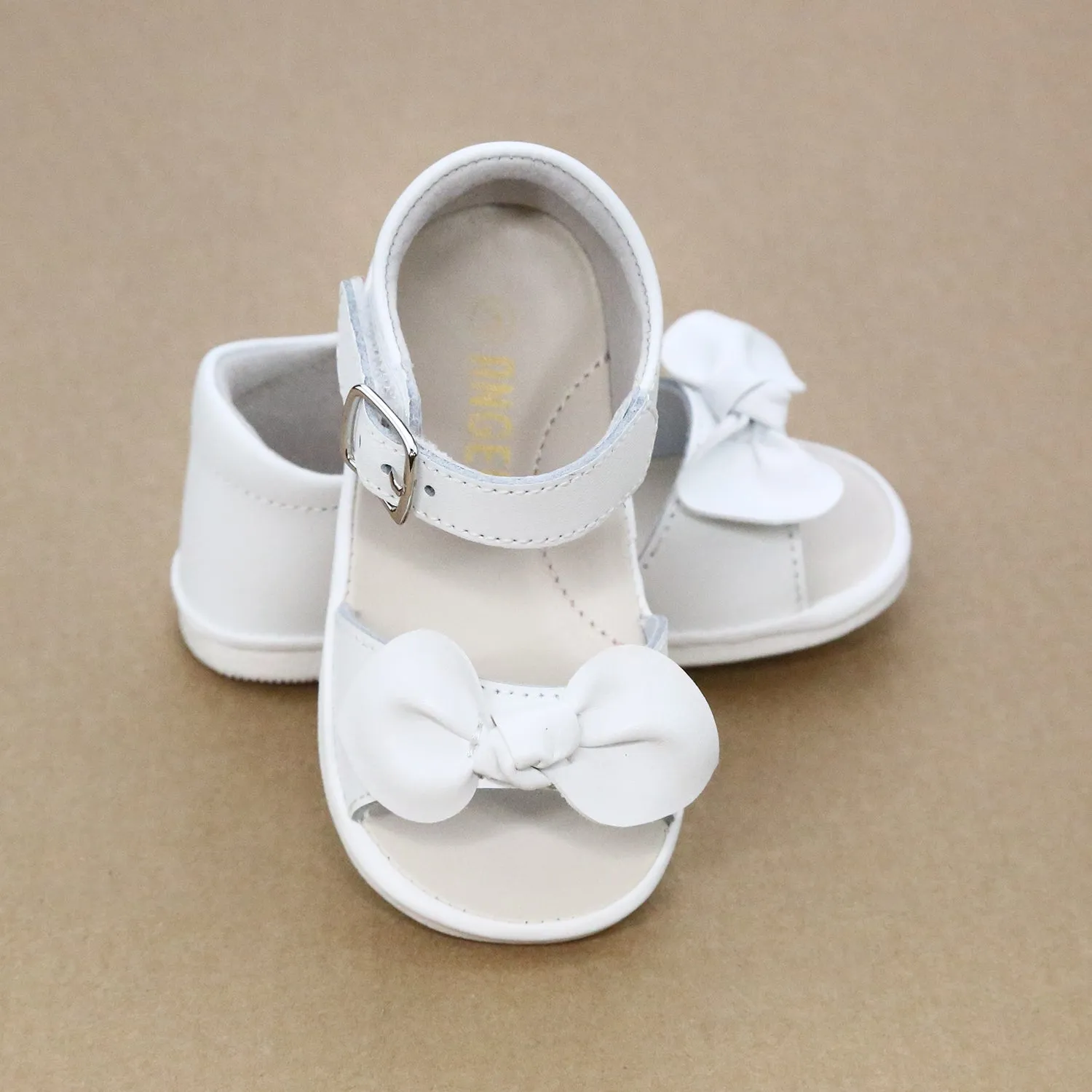 Jolie Baby Girls Open Toe Bow Sandal