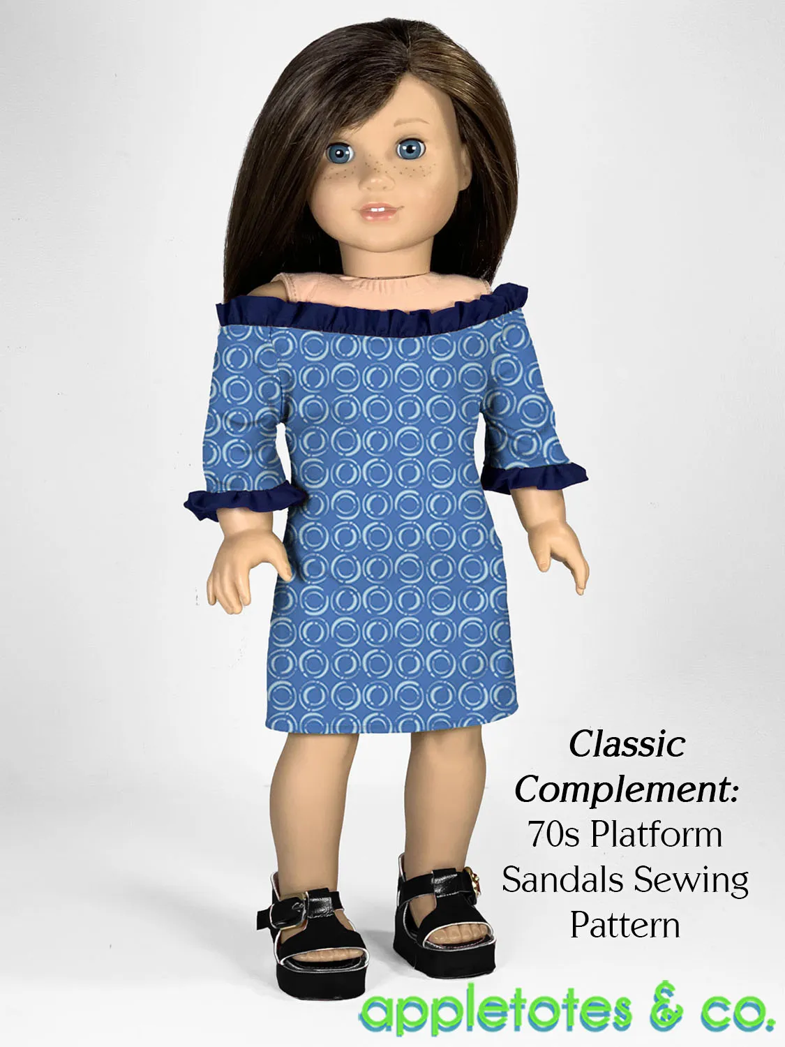 Julia Dress 18 Inch Doll Sewing Pattern