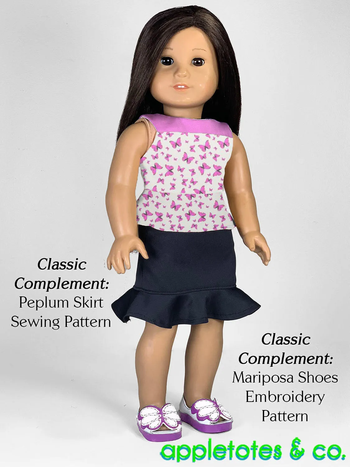 Kimmie Blouse 18 Inch Doll Sewing Pattern