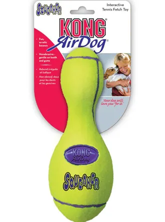 Kong Air Dog Squeaker Bowling Pin Dog Toy Large