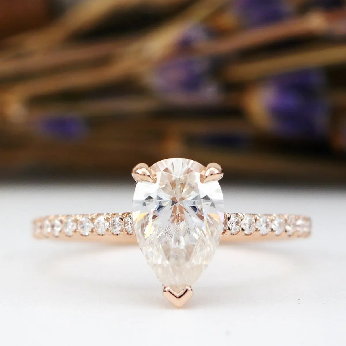 Kori Moissanite Pear