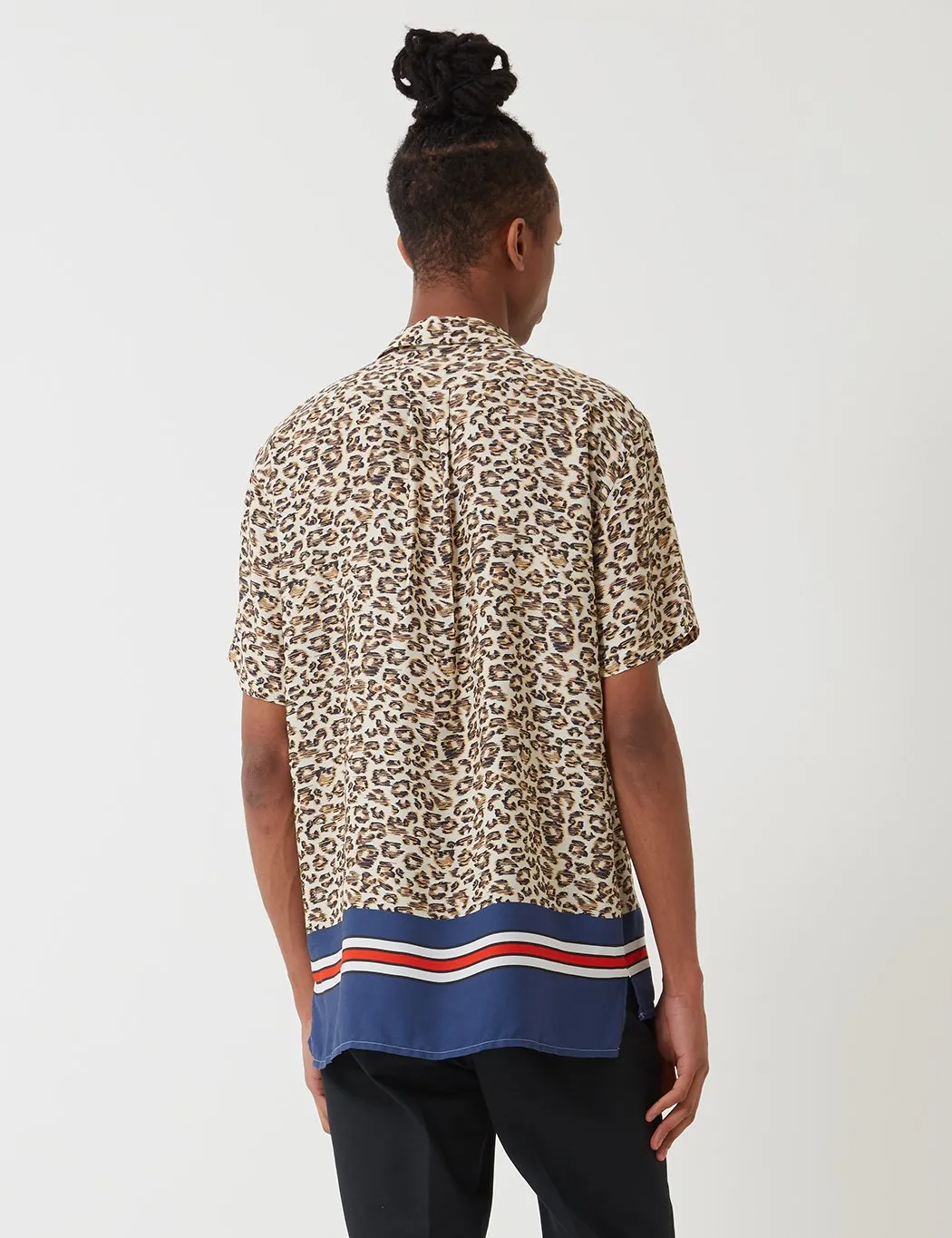 Libertine-Libertine Cave Shirt - Navy/Off White