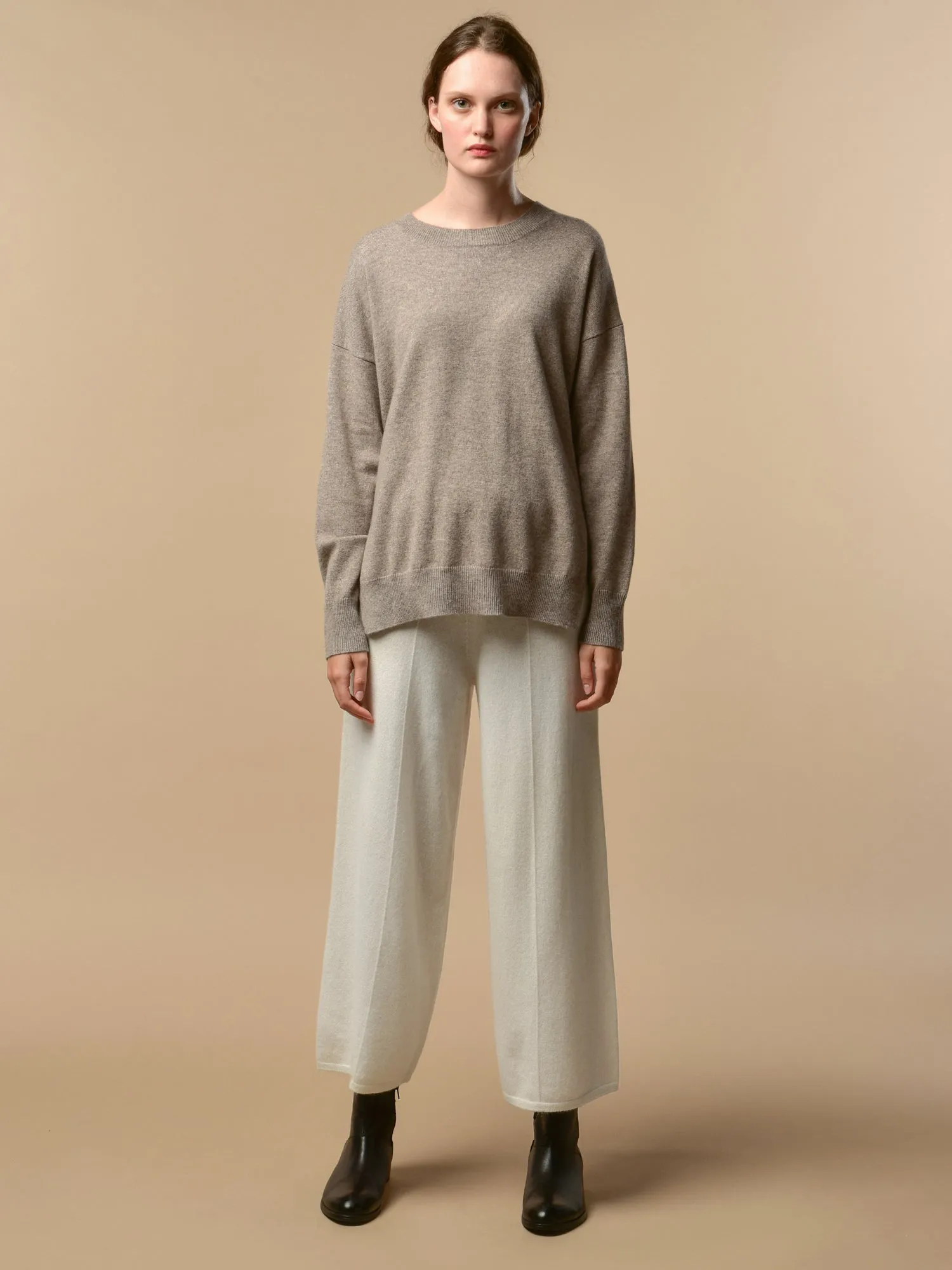 Loose Fit Pants_Ivory