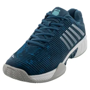 Men's Hypercourt Express 2 Tennis Shoes Indian Teal and Star White