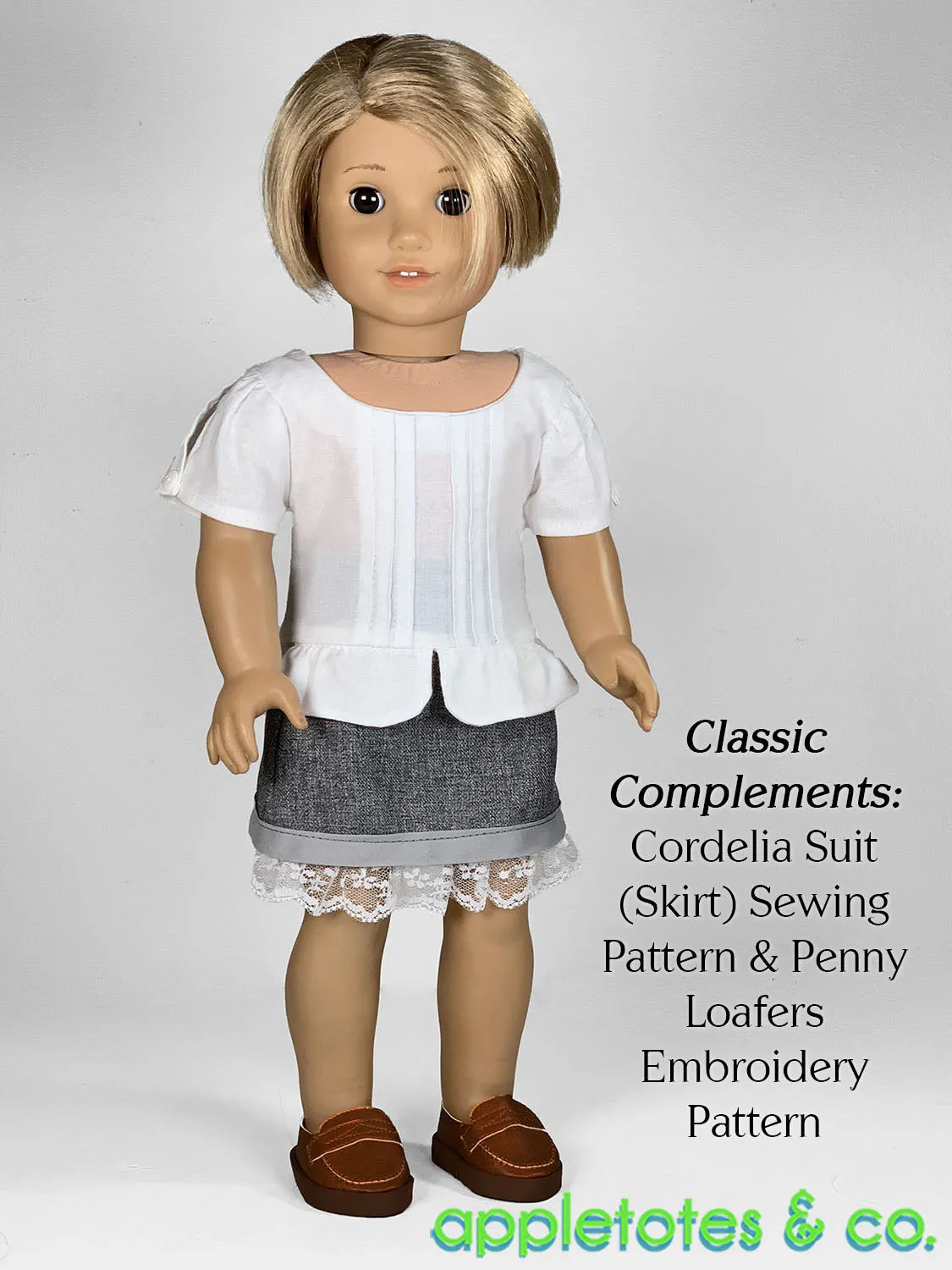 Nadine Top   Dress 18 Inch Doll Sewing Pattern