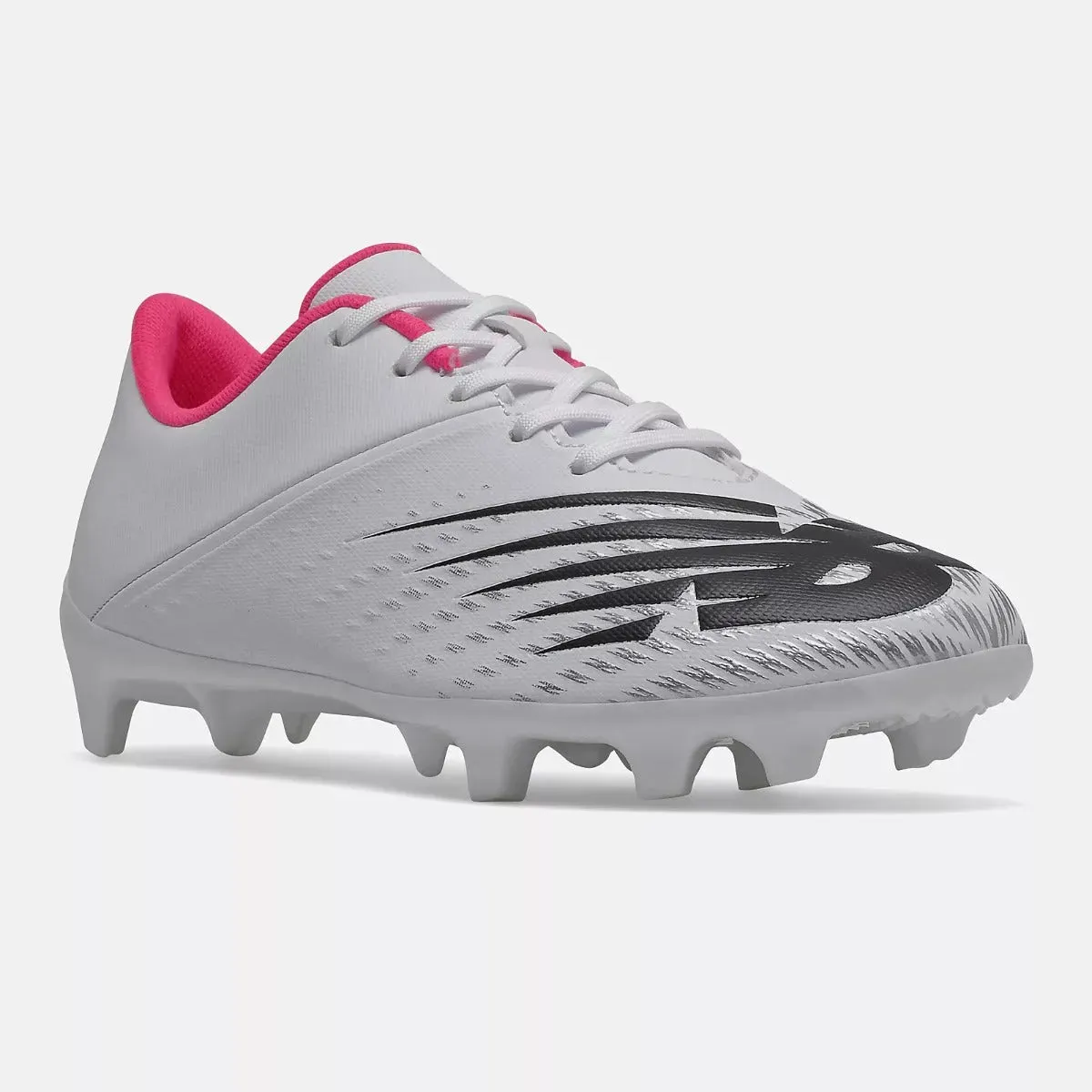 New Balance JR Furon V6  Dispatch. FG Wide -White-Black-Pink