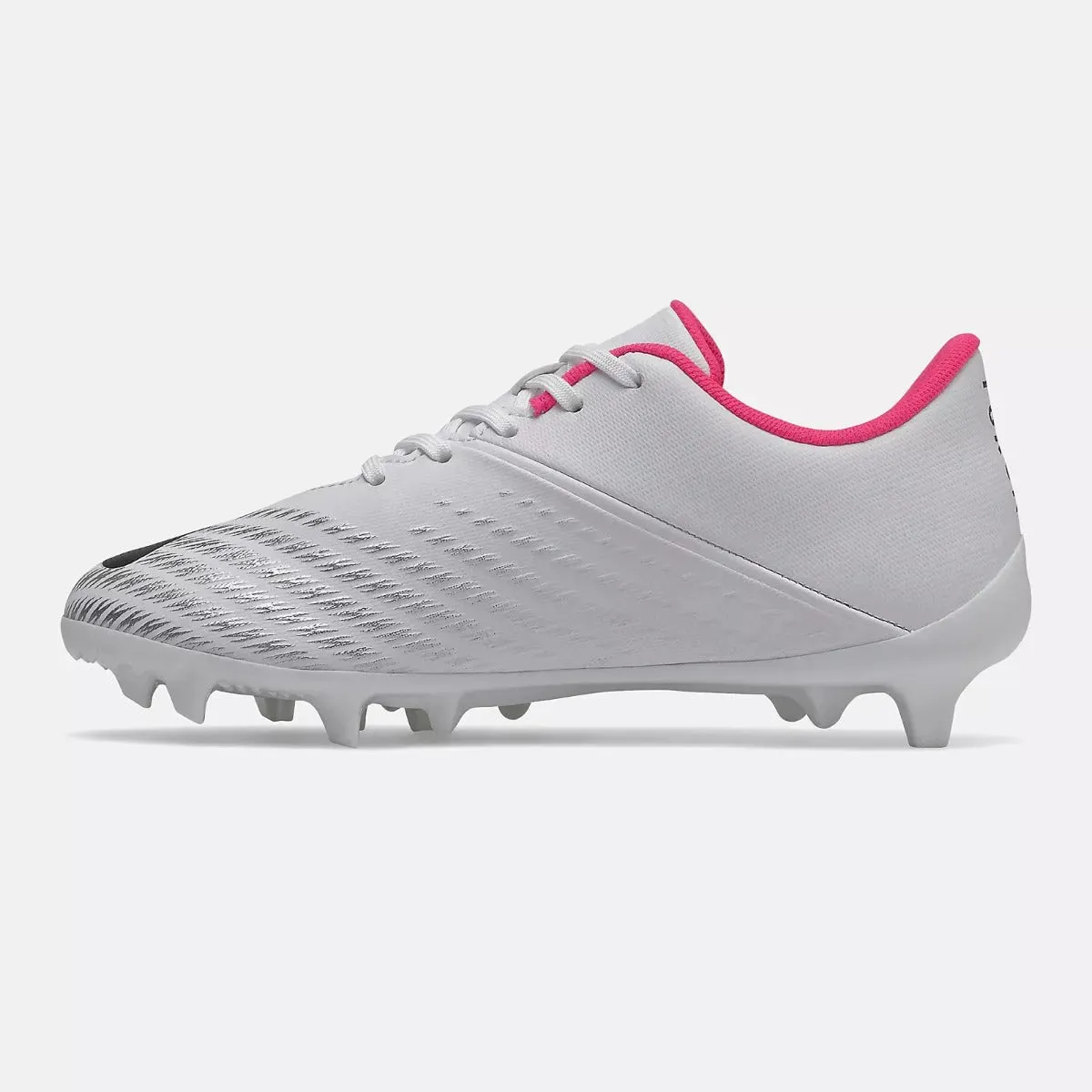 New Balance JR Furon V6  Dispatch. FG Wide -White-Black-Pink