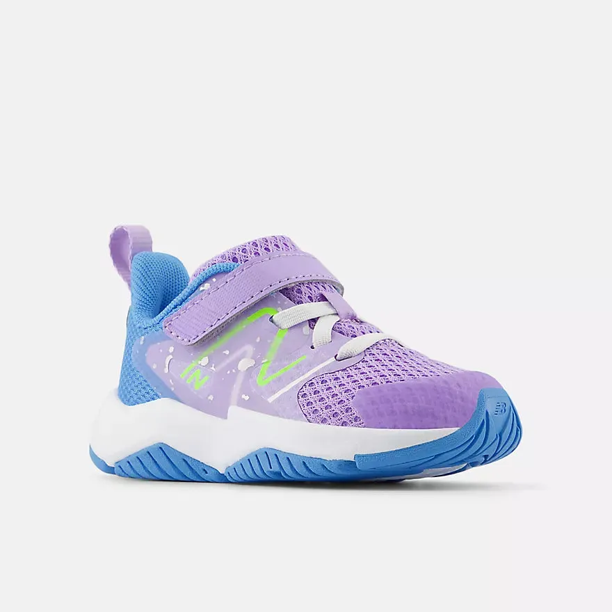 New Balance Lilac Glo Rave Run v2 Toddler Sneaker