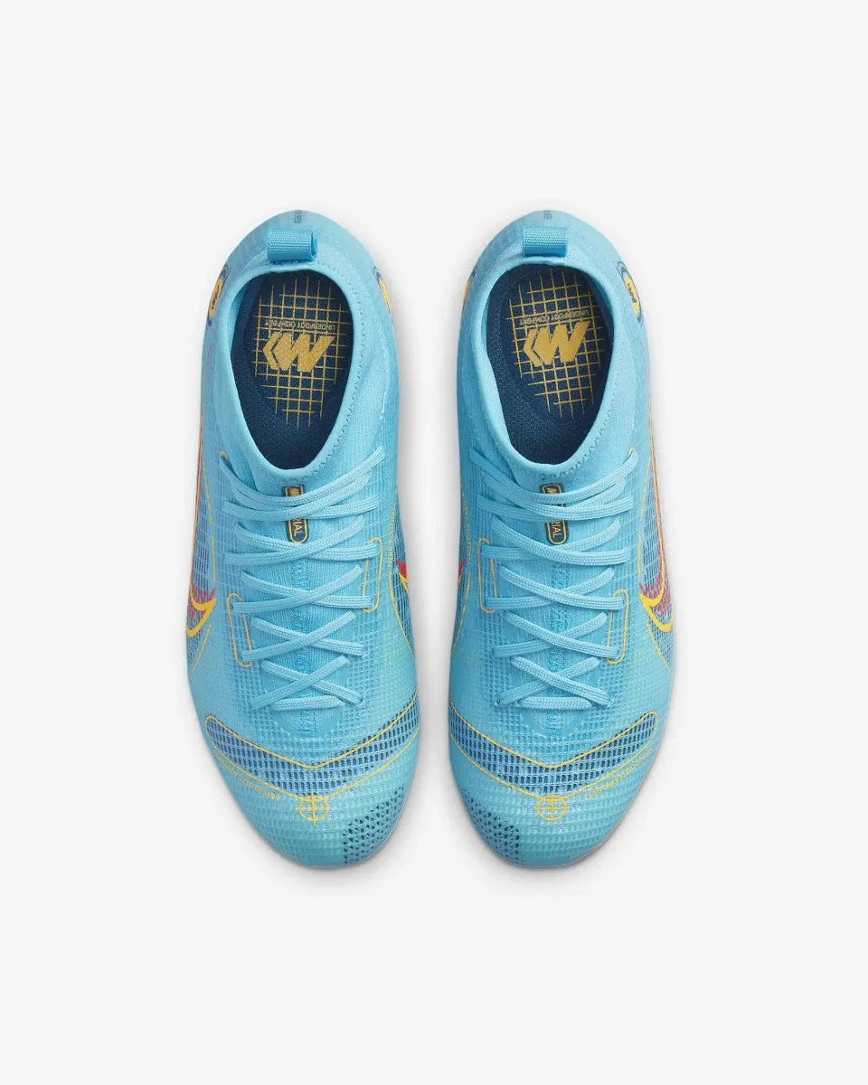 Nike JR Mercurial Superfly 8 Pro FG - Chlorine Blue-Laser Orange