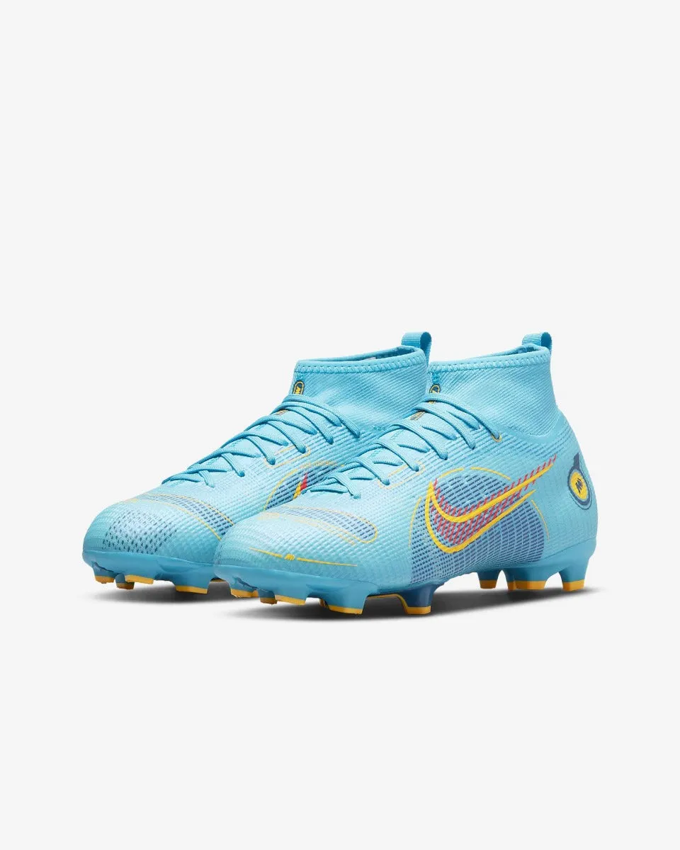 Nike JR Mercurial Superfly 8 Pro FG - Chlorine Blue-Laser Orange