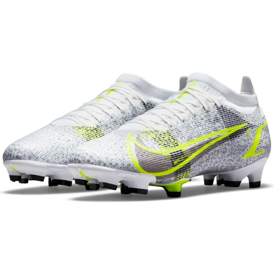 Nike Mercurial Vapor 14 Pro FG - WHITE/BLACK-METALLIC SILVER-VOLT