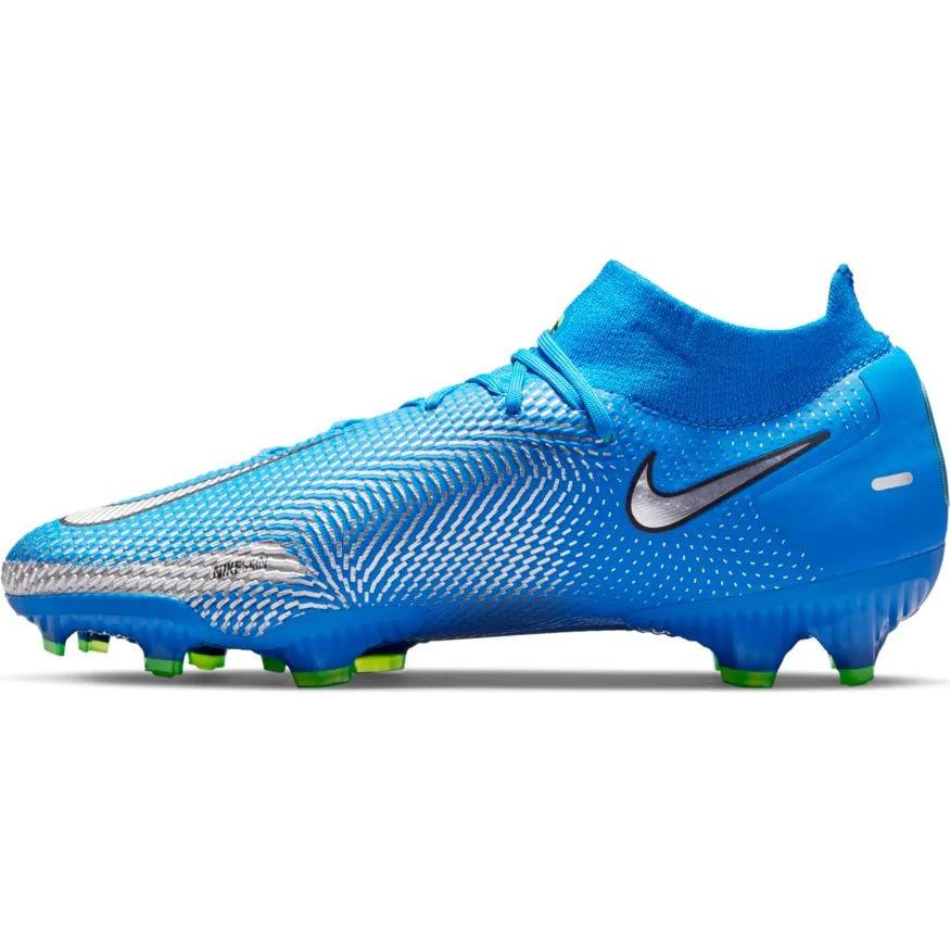 Nike Phantom GT Pro Dynamic Fit FG-PHOTO BLUE/METALLIC SILVER-RAGE GREEN