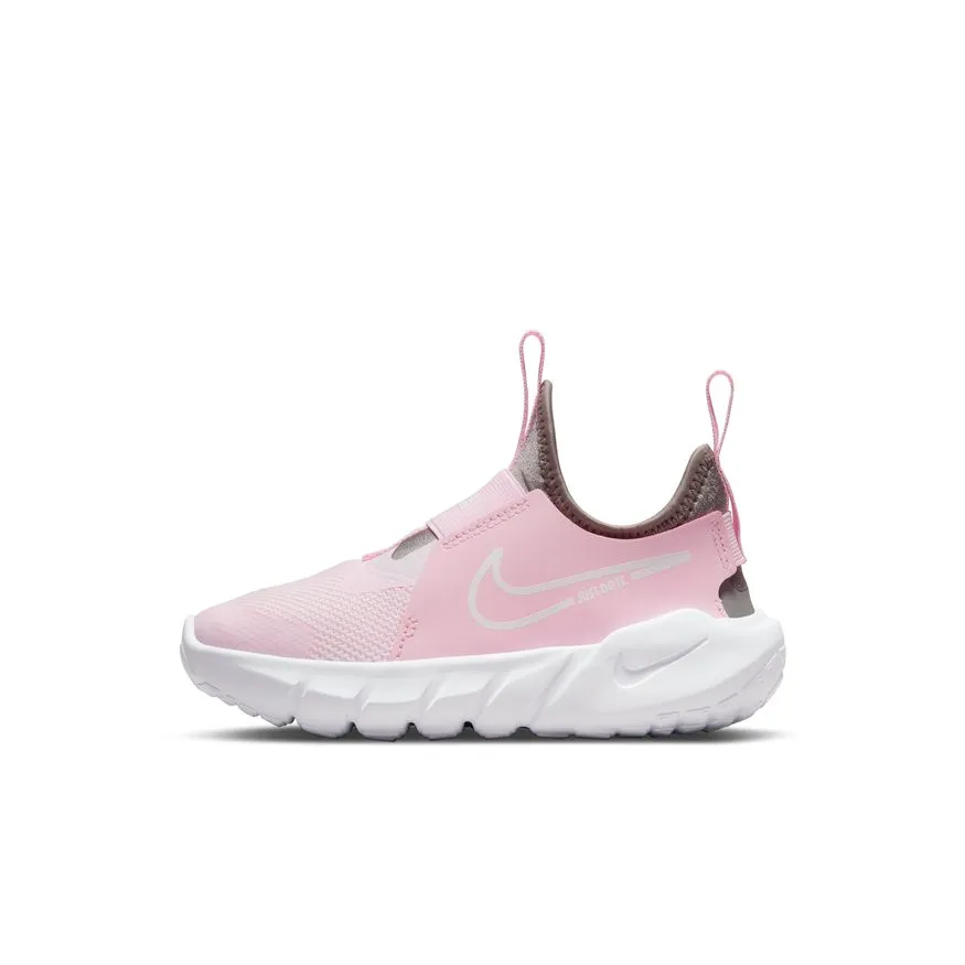 Nike Pink Foam/Flat Pewter Flex Runner 2 Children's Sneaker