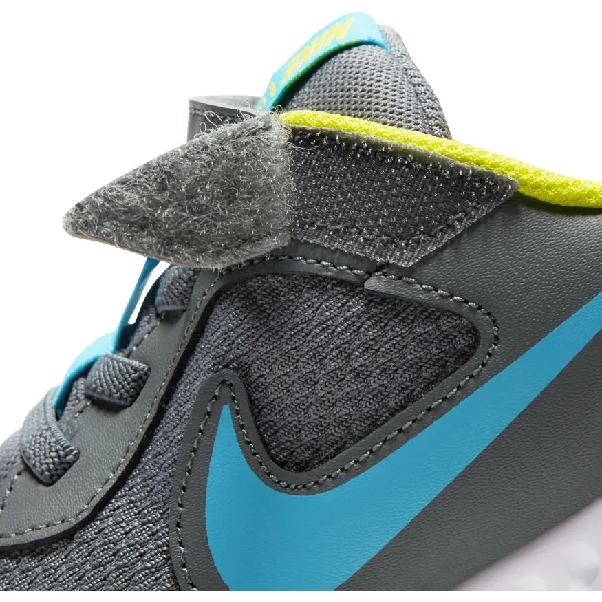 Nike Smoke Grey/Chlorine Blue/High Voltage Revolution 5 Children's Sneaker