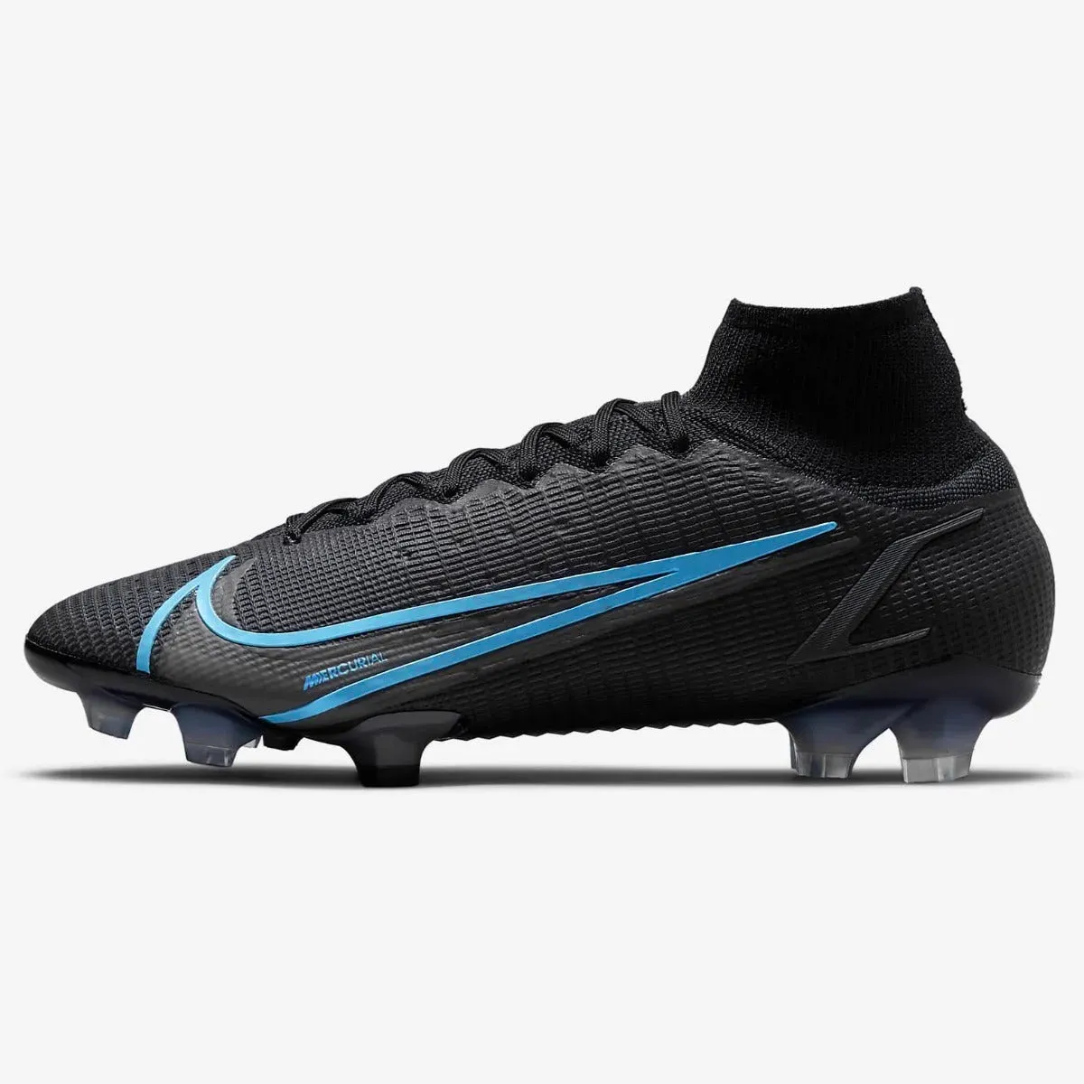 Nike Superfly 8 Elite FG - Black-Blue