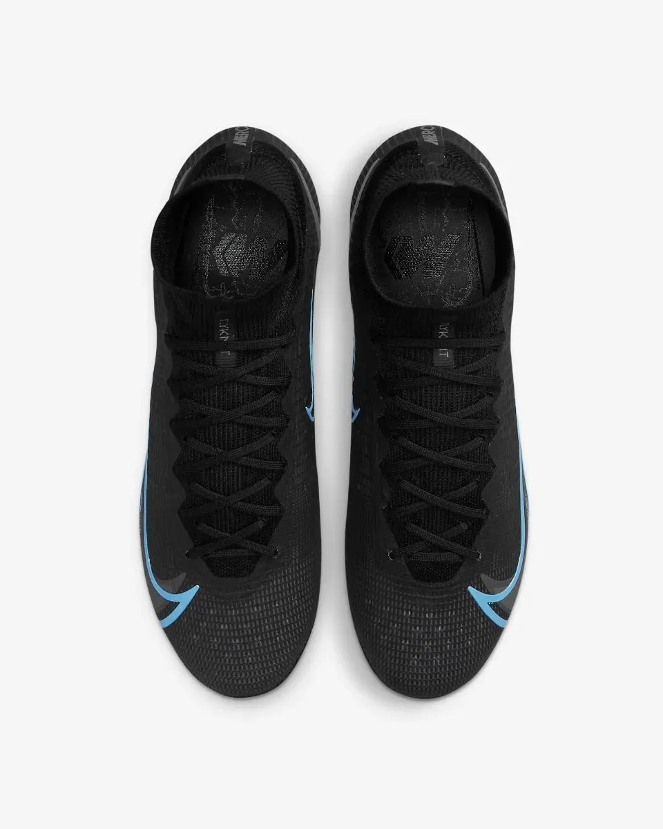 Nike Superfly 8 Elite FG - Black-Blue