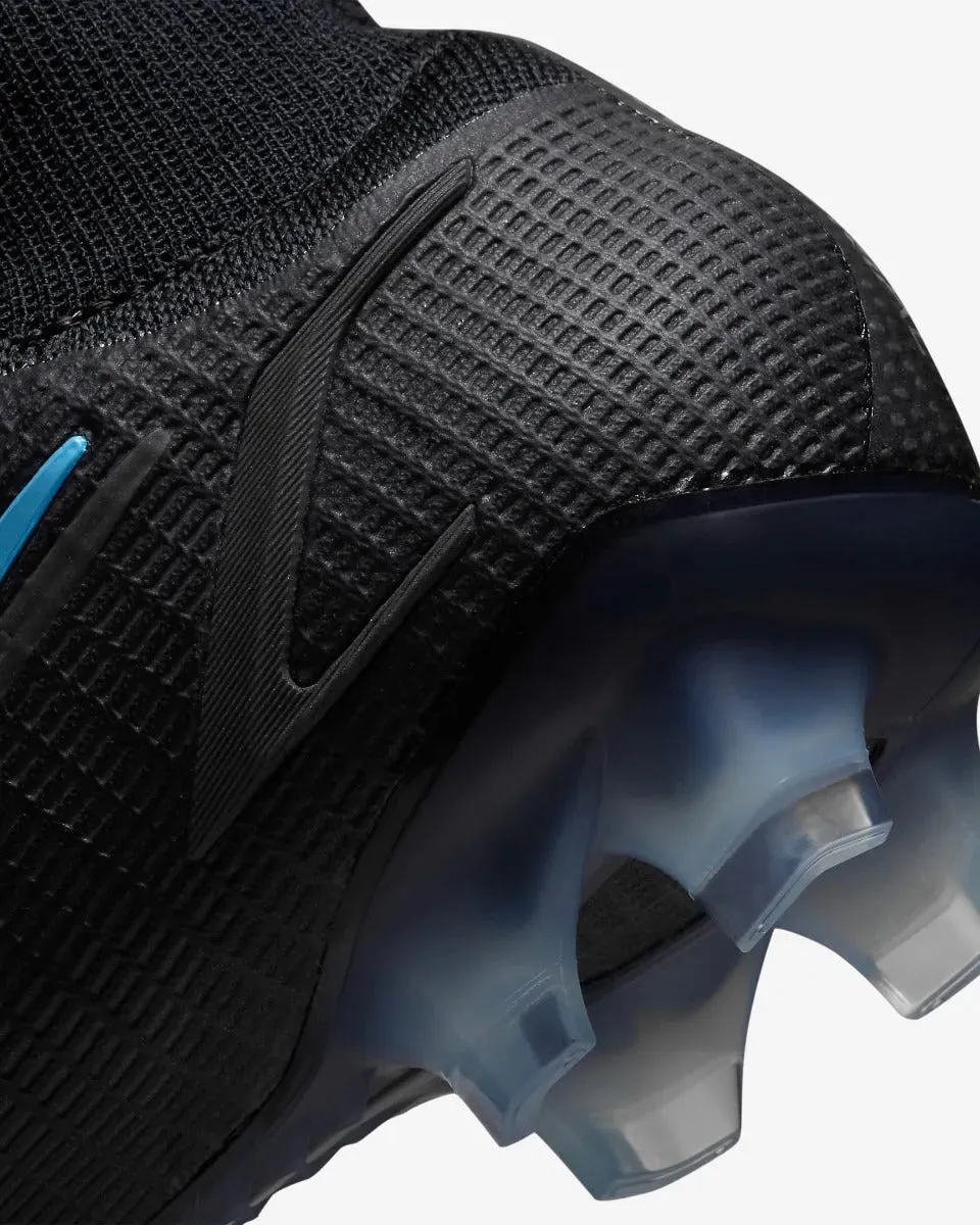 Nike Superfly 8 Elite FG - Black-Blue