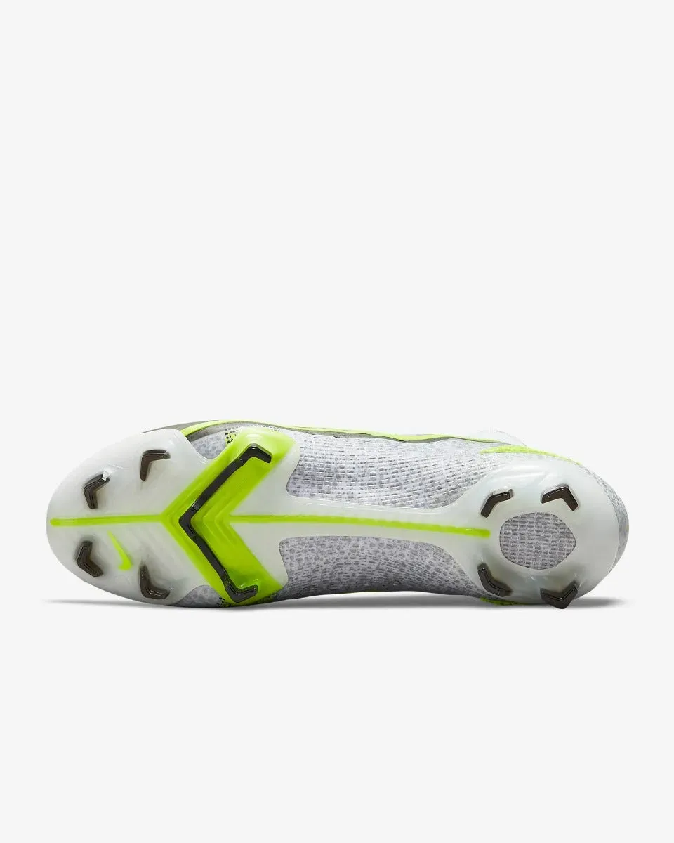 Nike Superfly 8 Elite FG - White-Grey-Volt