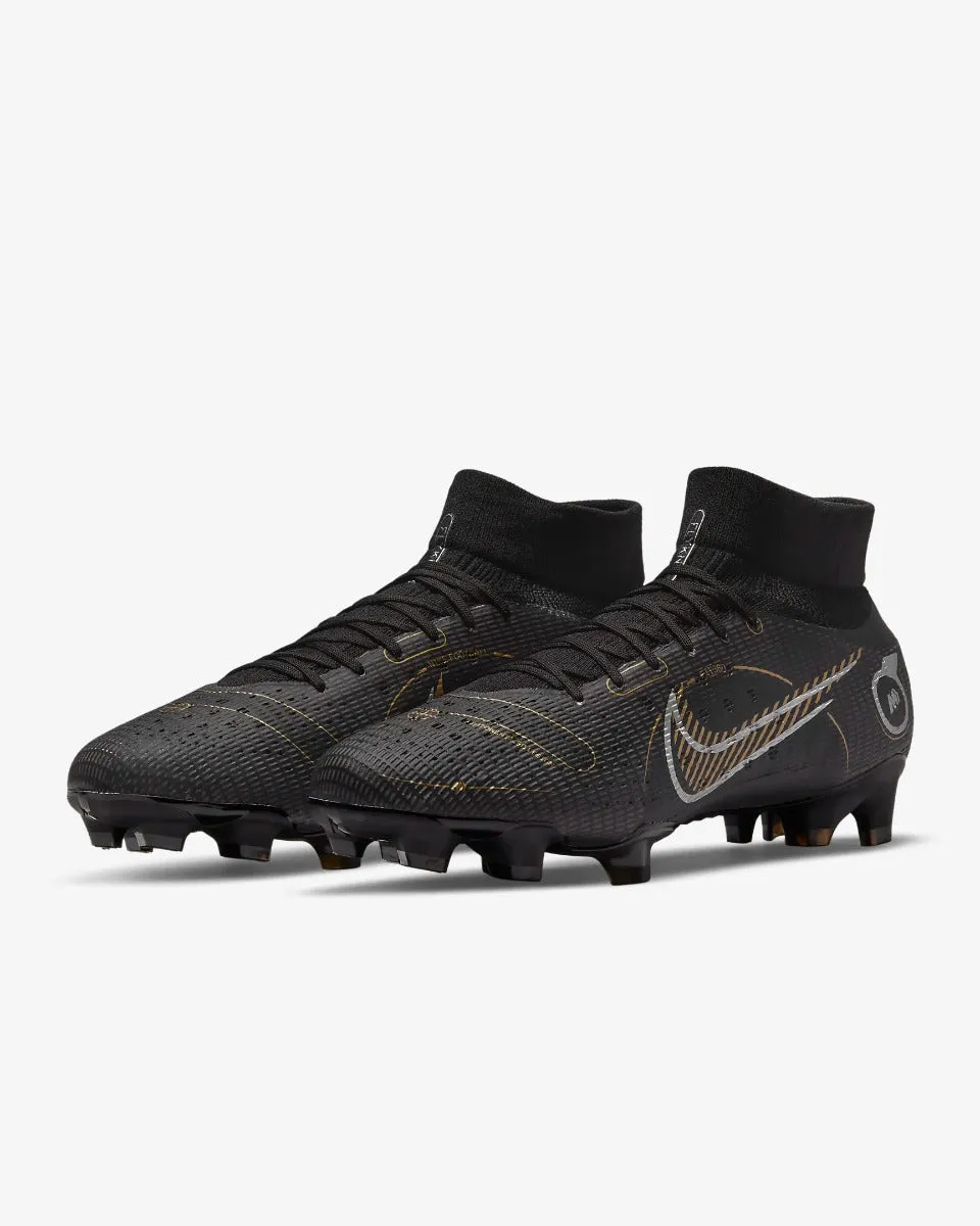 Nike Superfly 8 Pro FG - Black-Silver-Gold