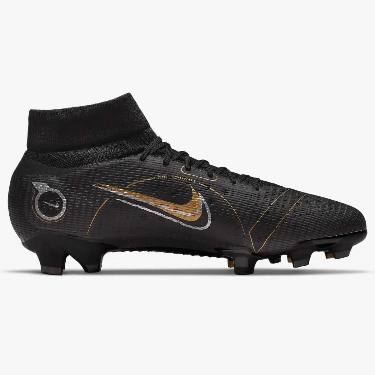 Nike Superfly 8 Pro FG - Black-Silver-Gold