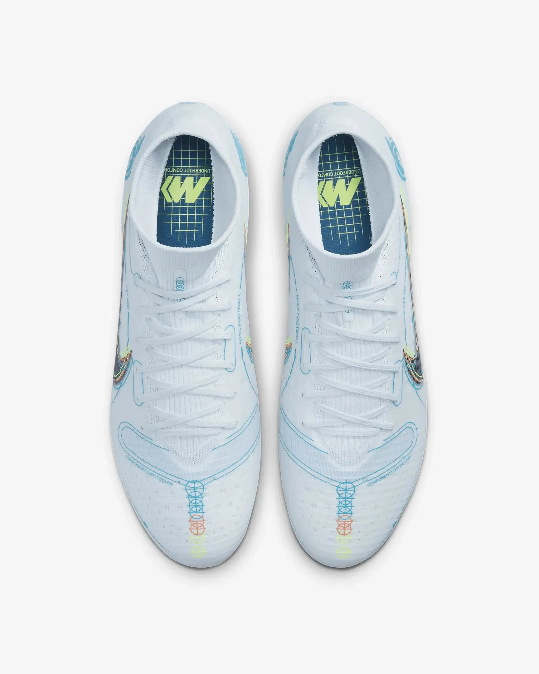 Nike Superfly 8 Pro FG - Grey-Blue